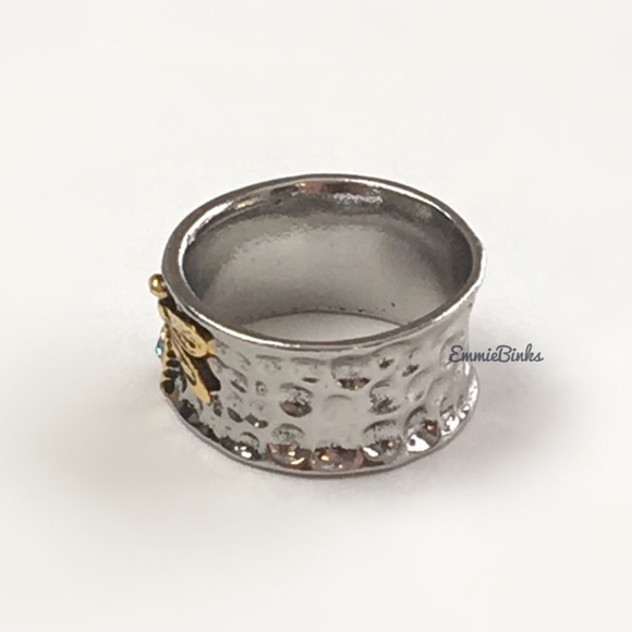 New FP Textured Dragonfly Band Ring - Picture 5 of 14